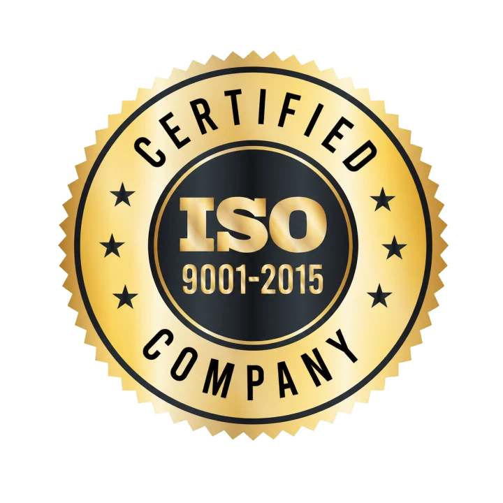 ISO 9001:2015 Certified Company seal